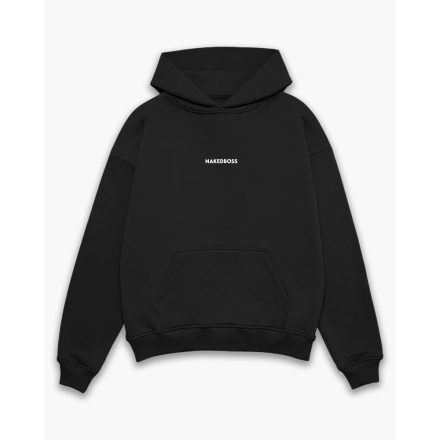 MINIMAL BLACK HOODIE